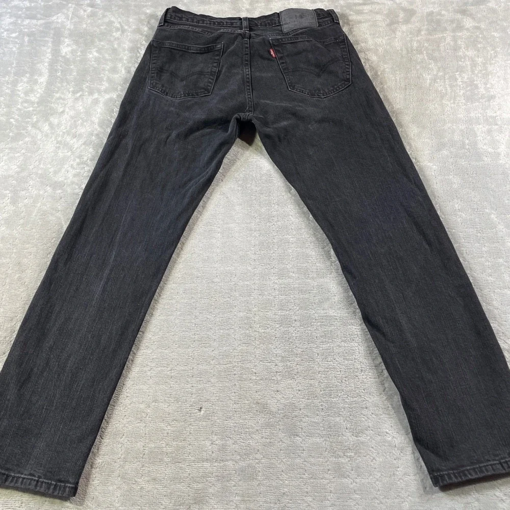 Levis Jeans 505 Mens W33 L32 Black Straight Denim Punk Grunge‎ Rock 31x29